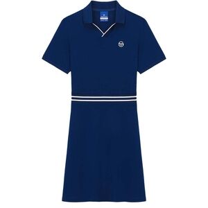 $125 Sergio Tacchini Tennis Dress Navy Size Small